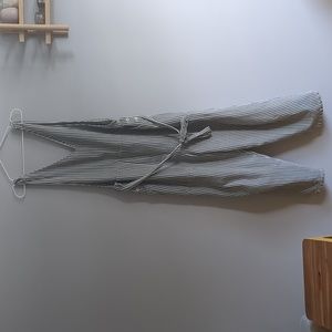 Alex Mill Black and White Striped Jumpsuit